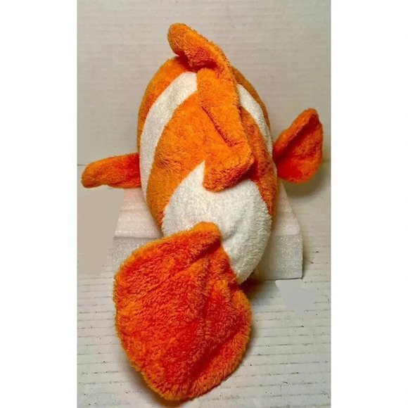 TY Pluffies Soft Gilly The‎ Clown Fish 12" Plush Stuffed Animal Toy 2006 - Picture 4 of 6
